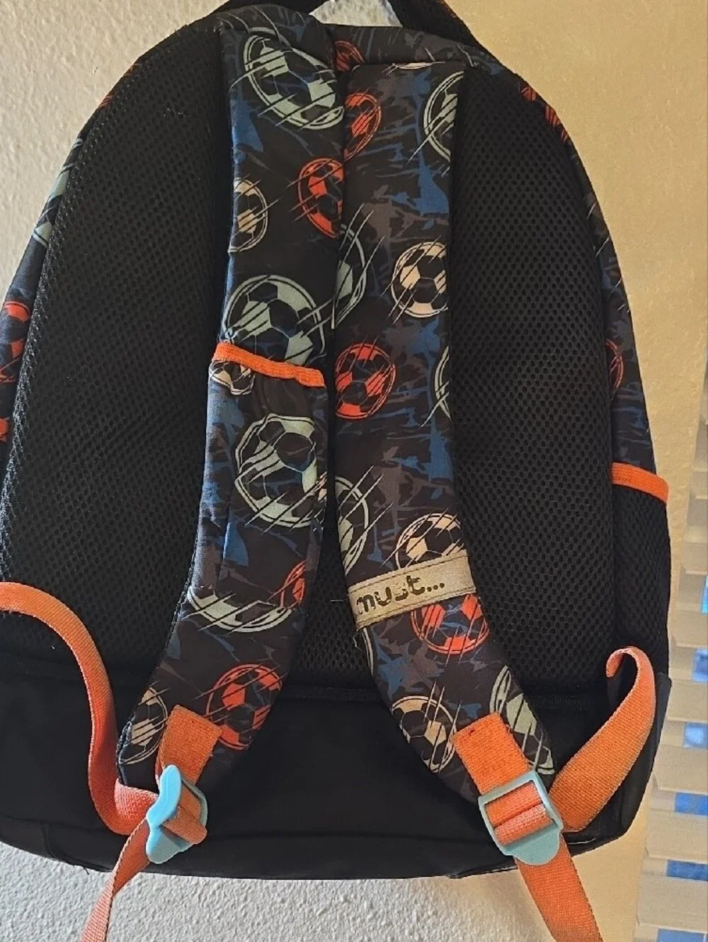 Born to Win Black & Orange Men's Backpack